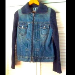 Gap Sweater & Denim Jean Jacket